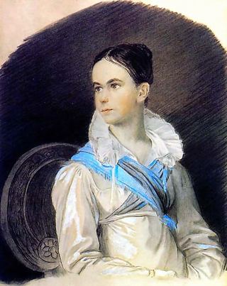 Портрет Н. В. Кочубей. 1813 Муз. Пушкина