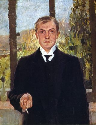 Автопортрет во Флоренции, 1907 - Макс Бекманн