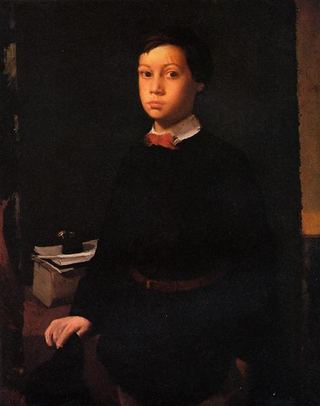 Портрет Рене Дега, 1855