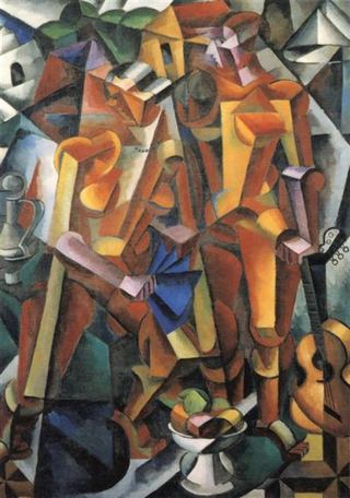 Композиция с фигурами, 1914 - 1915 - Любовь Попова