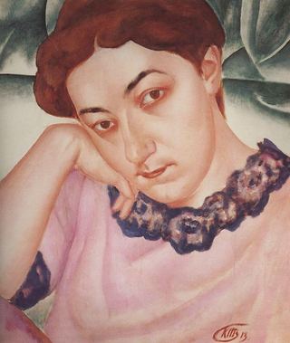 Портрет М. Ф. Петровой – Водкиной. 1913