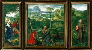 Триптик Святого Иеронима, 1550 - Саймон Бенинг