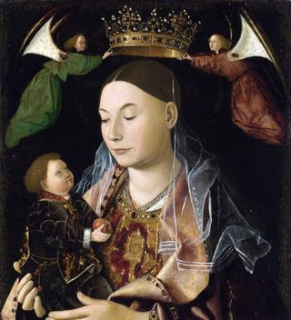 Мадонна с младенцем (Мадонна засолка), c.1460