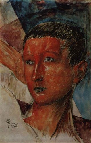 Голова юноши. 1916