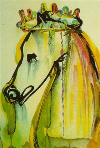 Лошадь Калигулы (Лошади Дали), c.1971