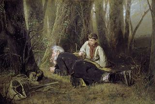 Птицелов. 1870. Холст