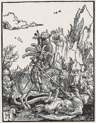 Картина «Святой Георгий, убивающий «дракона», 1511