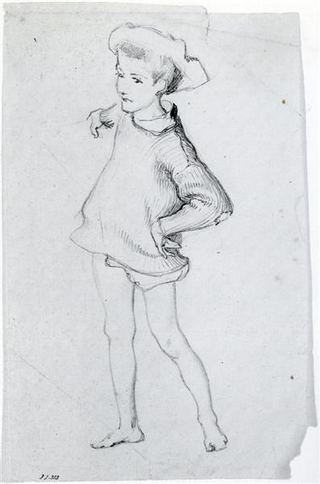 Фигура ребенка, c.1877
