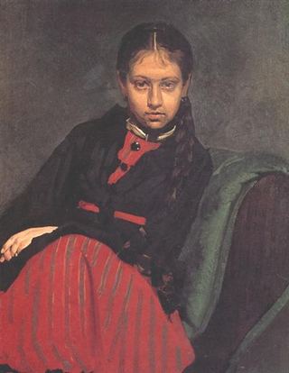 Портрет Веры Шевцовой, 1869 - Илья Репин