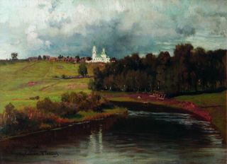 Вид села Варварина
