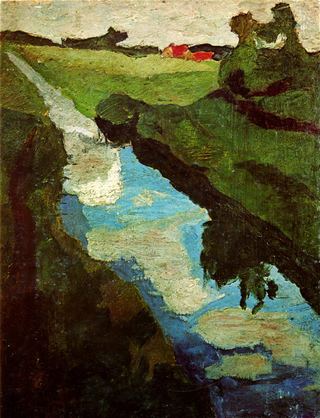 Копание торфа, 1900 - 1902 - Паула Модерсон-Беккер