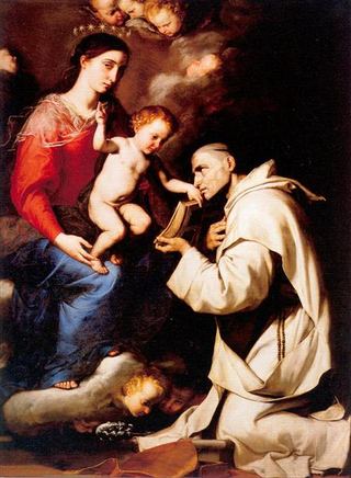 Мадонна с Младенцем Христом и святым Бруно, 1624 - Хузепе де Рибера