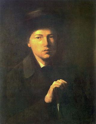 Портрет Николая Криденера, брата художника, 1856 - Василий Перов