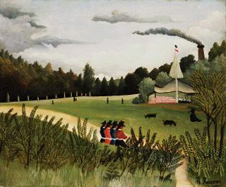 Парк с фигурами, c.1895