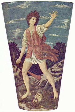 Давид с головой Голиафа, c.1453