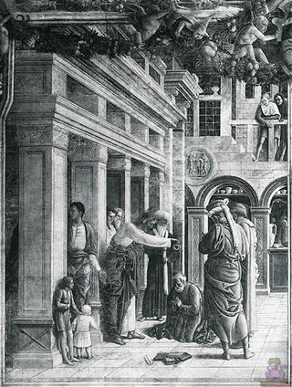 Святой Иаков крестит Гермогена (Сцены из жизни святого Иакова), 1448 - 1457