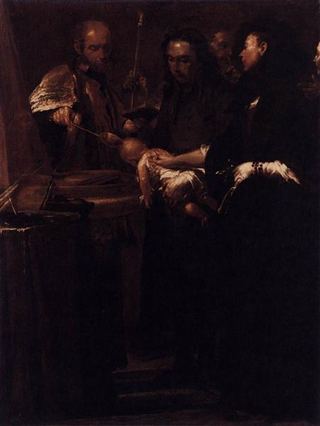 Семь Таинств - Крещение, 1712