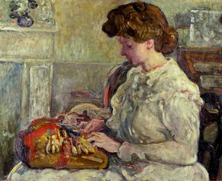 Кружевница, 1906