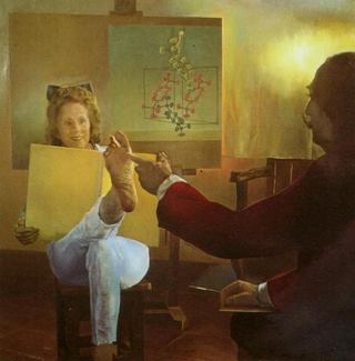 Нога Галы (левая панель), 1974