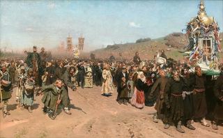 Крёстный ход в Курской губернии