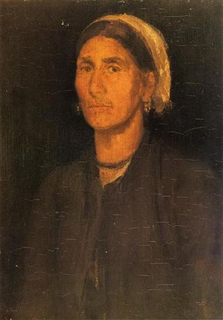 Голова крестьянки, 1855 - 1858 - Джеймс Макнил Уистлер