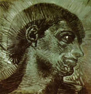 Голова, вдохновленная Микеланджело, 1983