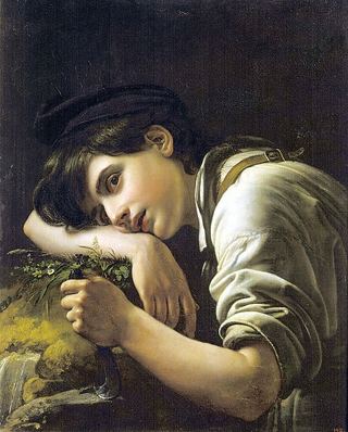 Молодой садовник. 1817 Холст
