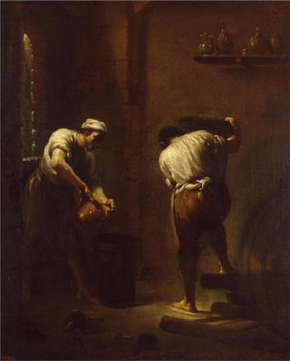 Сцена в подвале, 1715
