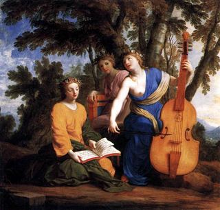 Мельпомена, Эрато и Полигимния, 1652 - 1655 - Эсташ Ле Сюёр