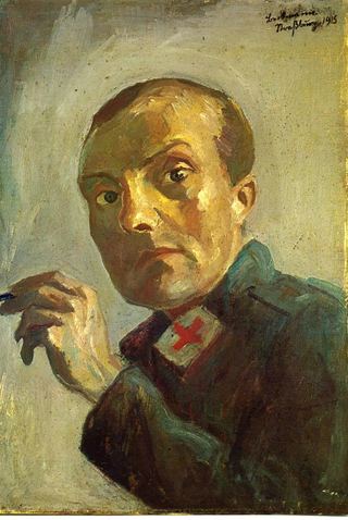 Автопортрет медсестры, 1915 - Макс Бекманн