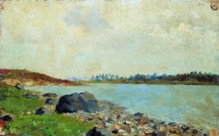 У Москвы-реки, 1877