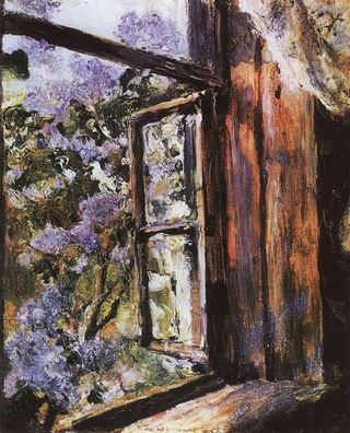 Открытое окно. Сирень. 1886