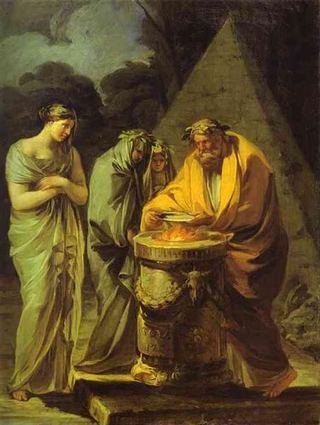 Жертвоприношение Весте, 1771