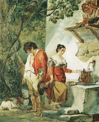 Прерванное свидание, 1823 - 1827 - Карл Брюллов