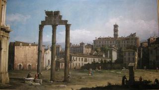 Руины Форума, Рим, 1743