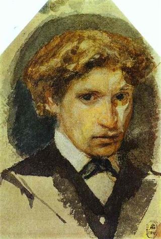 Автопортрет, 1882 - Михаил Врубель