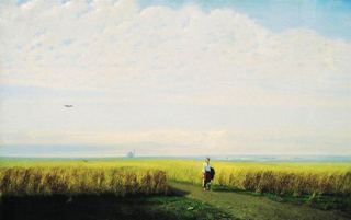 Степь. Нива, 1875 - Архип Куинджи
