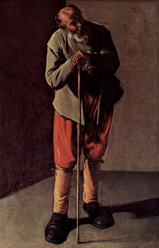 Старик, c.1618 - 1619 - Жорж де ла Тур