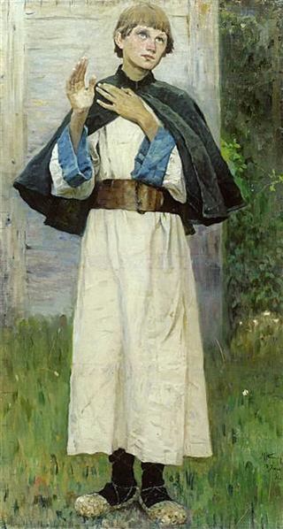 Юность преподобного Сергия, 1891 - Михаил Нестеров