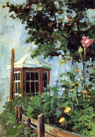 Дом с эркером в саду, 1907