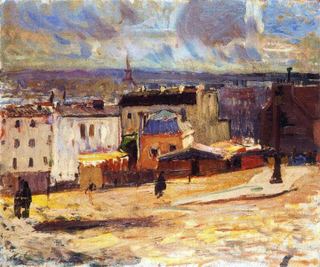 Вид на Париж с Монмартра, 1902