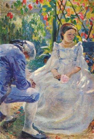 Осеннее настроение, 1899 - Виктор Борисов-Мусатов