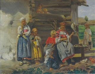 В деревне