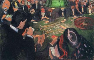 У рулетки, 1892