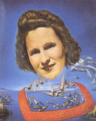Портрет Галы с симптомами риноцероза, 1954