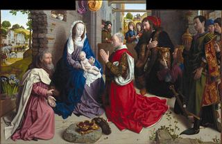 Поклонение королей (Алтарь Монфорте), c.1470