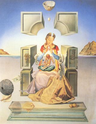 Первый этюд к Мадонне Порт-Льигат, 1949