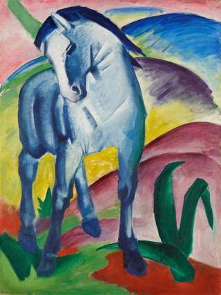 Синяя лошадь I, 1911
