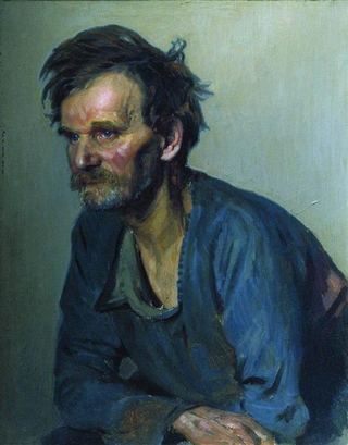 Академический сторож Ефимов, 1870 - Илья Репин