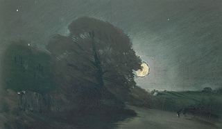 Край пустоши при лунном свете, 1810 - Джон Констебль